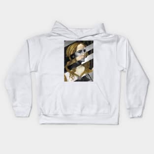 Venus (from Venus and Mars) by Botticelli and Liz Kids Hoodie